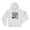 Any Austin Portrait Unisex Hoodie White