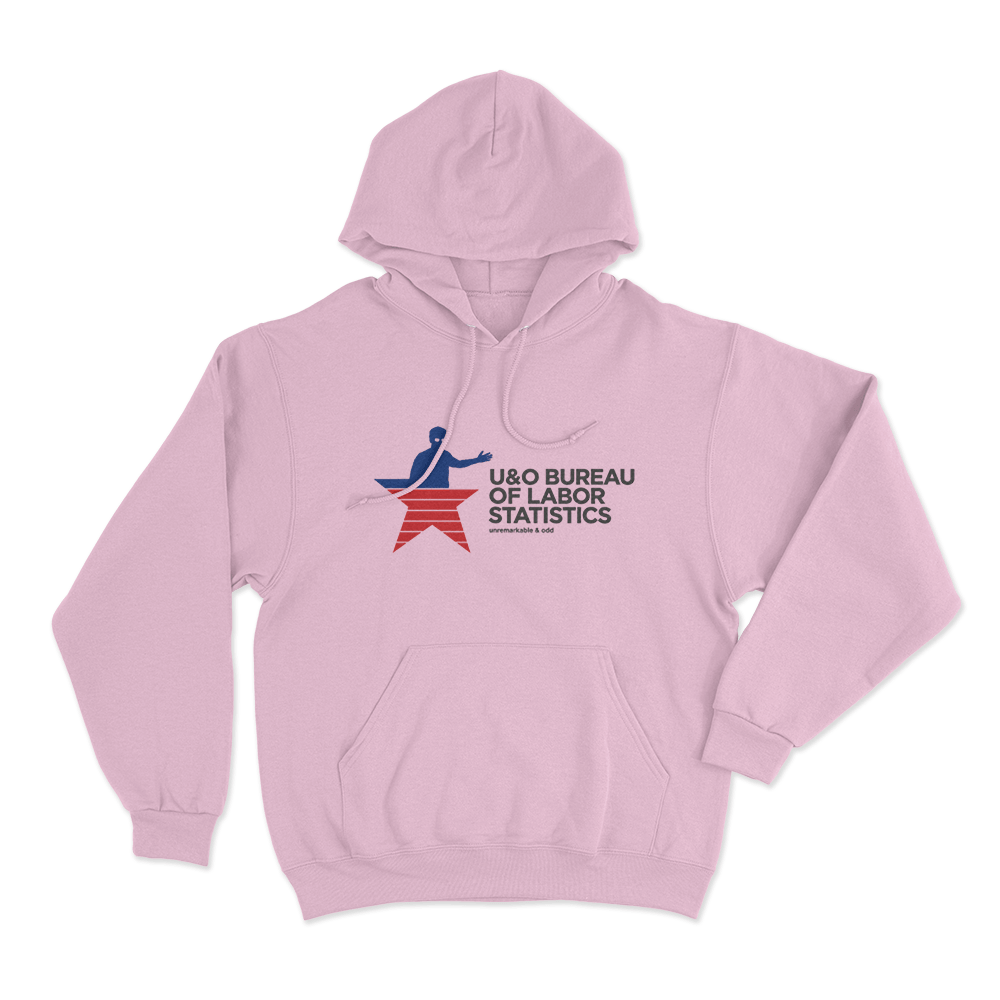 Bureau of Labor Statistics Unisex Hoodie Pink Bureau of Labor Statistics Unisex Hoodie Pink