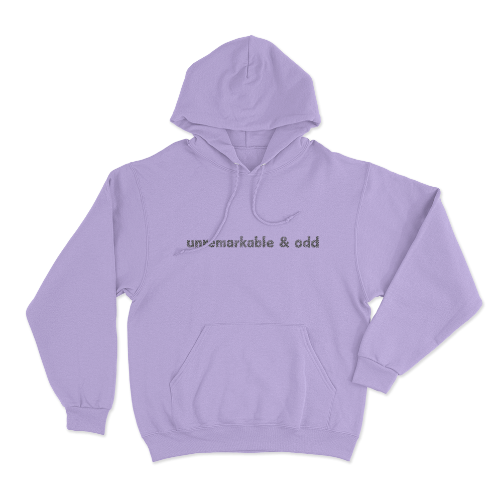Unremarkable & Odd Unisex Hoodie Purple Unremarkable Odd Unisex Hoodie Purple